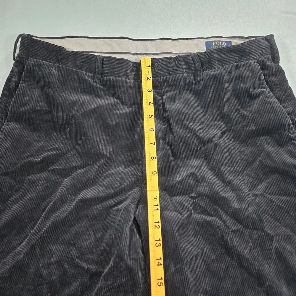 Polo Ralph Lauren Navy Blue Corduroy Pants Stretch Classic Fit Mens 38x30